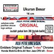 I-vtec ivtec logo emblem original honda brio mobilio jazz civic city accord brv crv - large