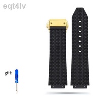 2023 Original ◊♚▽ Watchband for HUBLOT BIG BANG Silicone 26x19mm Waterproof Mens Watch Strap Chain W