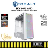 COBALT SKY 9070 AMD - Ryzen 5-9600X - Radeon RX 9070 16GB - 32GB RAM - 2TB SSD(3Yrs Warranty)