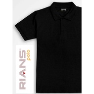 Polo Tshirt Plain Cotton Rians