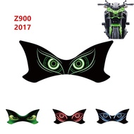 For KAWASAKI Z900 2017 Z900 Motorcycle Accessories Front Fairing Headlight Guard Sticker Head Light 