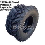 BONINGYU | 6 Layer Drag Race Tire For Go-Kart & Big Bull Buggy 23X7-10 inches