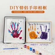 Diy diy Couple Baby Handprint Photo Frame Simple Picture Frame Table Hanging Wall Style 33cm 60/Box