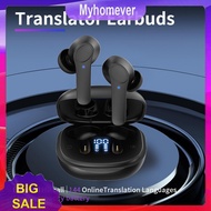 144 Languages Real Time Translator Earbuds Wireless BT Voice Translator