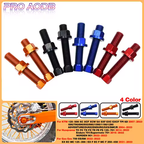 Motocross parts Rear Axle Blocks Chain Adjuster Bolt For Husqvarna TC FC TX FX TE FE FS 125-701 For 