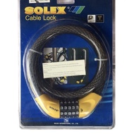 Solex 5-NUMBER BIKE LOCK 20MM CABLE BODY