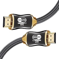 8K HDMI Cable 2M/6.6FT,SIREG 48Gbps High Speed HDMI 2.1 Braided HDMI Cord 28AWG High-Definition HDR Computer Vision PS4 Projection ARC Cable Compatible with Xbox, Playstation, Blu-Ray/DVD Player, TV
