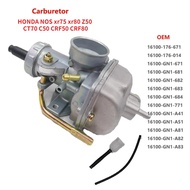 Carburetor Carb For HONDA NOS XR75 XL75 XR80 Carburador Z50 CT70 Carburateur C50 CRF50 CRF80 16100-1