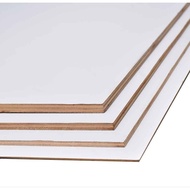 1side pvc putih plywood custom cut (over 6ft)