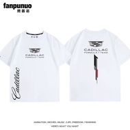 Summer Cadillac Team F1 Formula Car Top Summer Pure Cotton Short-Sleeved T-Shirt