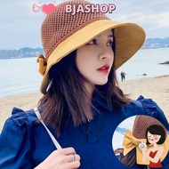 BJASHOP Bucket Hat Outdoor UV Protection Panama Hat Foldable Sunshade Hat