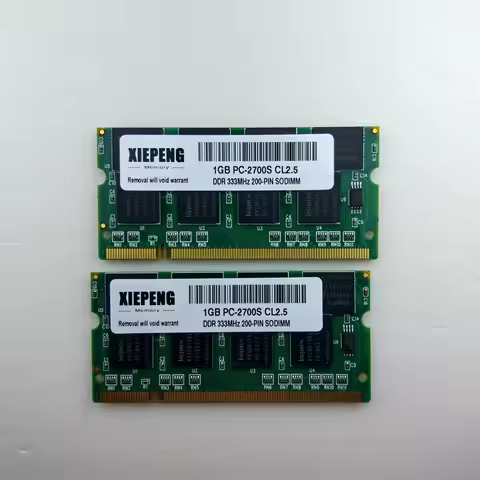 Notebook Memory Support 266mhz pc2100s DDR-400MHz PC-3200S frequency computer Laptop 1GB DDR 333 PC2