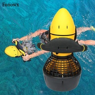 [Fonowx] Underwater Sea Booster Lightweight PVC Diving Scooter Electric Thruster for Pool Swimming a