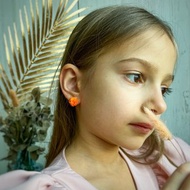 North Cloudberry stud earrings is winter berry, cottagecore, fruit, funky, weird