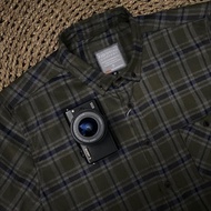 KEMEJA Jack Brown Soft Blue Elegant Flannel Shirt flannel/ men's flannel shirt men's flannel/ flanne