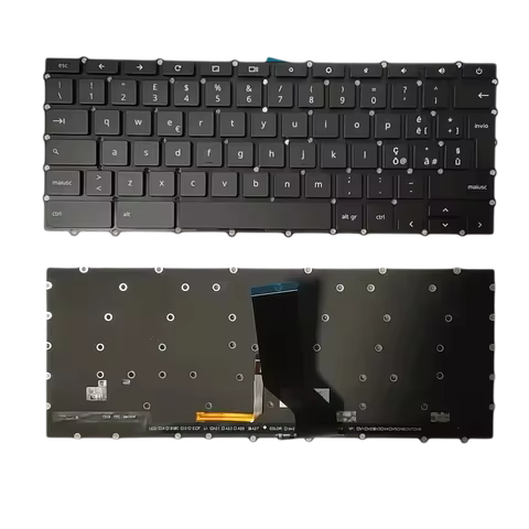 Backlit IT Italy Layout For Acer Chromebook ACM15C9/6I0 Black Laptop Keyboard Original 36P14229TDH80