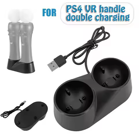 Controller Charging Dock Station Stand For Playstation PS3 PS4 Move Quad Charger For PS3 PS4 VR Moti