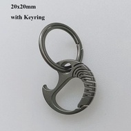 TRADE Hợp Titan Móc chìa khóa Thật Mini Móc khóa hợp titan Chất lượng cao Di động Dụng cụ edc Quà tặ