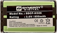 Synergy Digital SDCP-H326 - Ni-MH, 3.6 Volt, 850 mAh, Ultra Hi-Capacity Battery - Compatible with Panasonic HHR-P104, Type 29, Compatible with Sony MDR-RR800/900 Series Cordless Phone Batteries