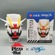 แก้วน้ำหุ่นยนต์กันดั้มดีไซน์พิเศษลิขสิทธิ์แท้ Pizza Hut X Mobile Suit Gundam Seed Limited Edition