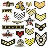 Pro Patch Store Military Rank Stars Series DIY Embroidery Patches for Embroidery Stickers Patches fo