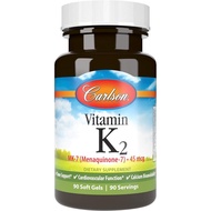 Carlson - Vitamin K2 MK-7 (Menaquinone), 45 mcg,  port, Calcium Bioavailability, K2 Vitamin, Vitamin