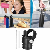 BUTUTU Straw Lid, with Straw with Handle Hydroflask Lid, Quality Leak Proof Straw Brush Replacement 