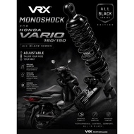 VRX ABSORBER VARIO 160 150 MONOSHOCK SUSPENSION HONDA VARIO160 VARIO150 ALL BLACK SHOCK ABSORBERS