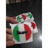 VESPA ITALY ROUND EMBLEM STICKER