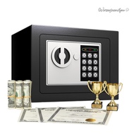 【COD】 Electronic  Box With Digital Keypad & Keys Electronic Digital Safe  Box Small Electronic Safe 