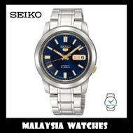 Seiko 5 SNKK11K1 Automatic Stainless Steel Bracelet Gents Watch (Silver &amp; Blue)