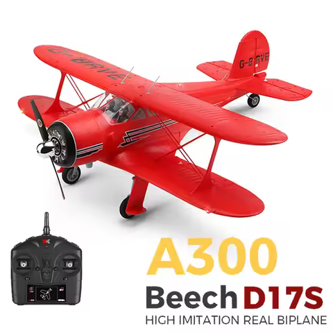 WLtoys XK A300 Beech-D17S RC Plane 4CH Brushless Motor Double Wings Remote Control Airplane 3D6G Air