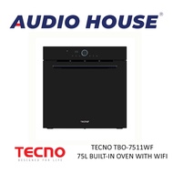 TECNO TBO-7511WF 75L BUILT-IN OVEN WITH WIFI ***1 YEAR WARRANTY BY AGENT***