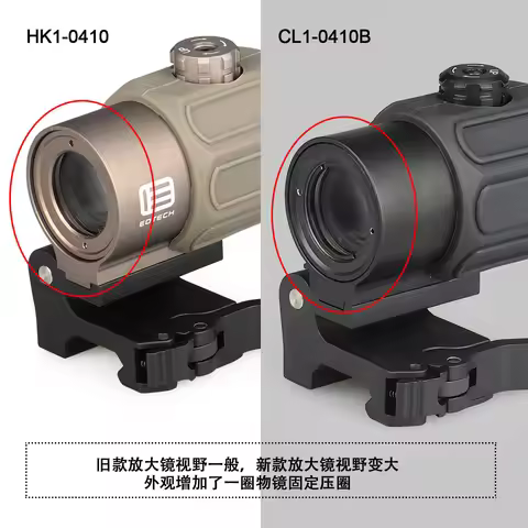 Aluminum Monocular G33 3Xmag-1 Magnifier G43 3X Magnifier Scope QD Scopes Mount