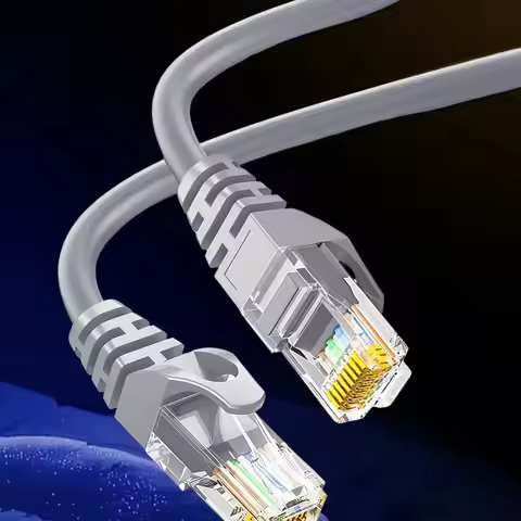 Cat5e Ethernet Cable, Round LAN Network Internet Cable, Flexible CCA RJ45 Patch Cord for Router PC, 