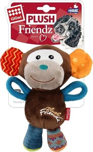 GiGwi Plush Friendz 發聲授勳 猴子 寵物玩具 發聲玩具 響紙聲玩具