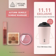 3CE Hue Are You - Sunbae Wannabe Bundle (Blur Water Tint- Laydown + Eye Palette-Butter Cream + Blush