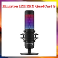 HyperX QuadCast S USB Condenser Gaming Microphone,Full-featured standalone mic for streamers, content creators, and gamers.