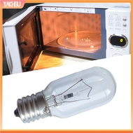 yakhsu|  2Pcs E17 Oven Bulb High Temperature Resistance Professional Glass Microwave Stovetop Oven Lamp for Dryer