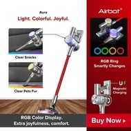 Airbot Supersonics Aura, 19000Pa Cordless Vacuum Stick Handheld Vacuum Cleaner, Dust Sensing, Colorful Ring Light, Magnetic Charging Port