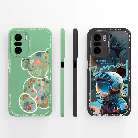 For Xiaomi Mi 11i Phone Case Art Creation Soft Liquid Silicone Back Cover For Mi 11 i Models M2012K1