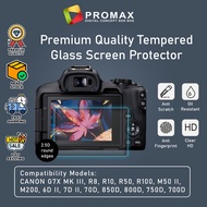 Premium Quality Tempered Glass for CANON 2.5D Screen Protector G7X MK III  R8  R10  R50  R50V  6D II