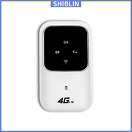 SHIN   H80 3G 4G LTE Router Pocket 150Mbps WiFi Repeater Signal Amplifier Pocket Mobile Hotspot With SIM Card Slot For