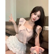 Tank Top Ribbon Tank Top Crop Top Sexy Tank Top Women's Tank Top