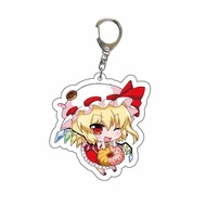 Bandai | Touhou Project Anime Game Hakurei Reimu Divine Orb Acrylic Keychain Pendant Double Sided Cu