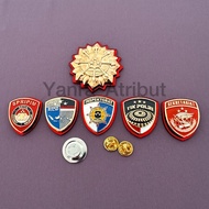 Pin Brivet Siber / pin Spripim / pin brevet Inspektorat / pin Sekretariat / pin Tik Polri Magnet
