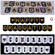 Happy graduation flag banner - graduation bunting flag - graduation banner