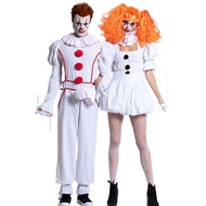 Halloween clown Pennywise costume Fancy dress Male female sick clown costume