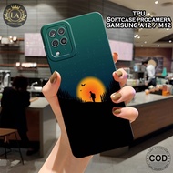 HP Latest Samsung A12 / M12 Case - Leviora Case - Black Fashion Case - Samsung A12 / M12 Softcase - 