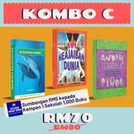 Kombo RM70 | Derma RM5 untuk Kempen 1 Sekolah 1,000 Buku